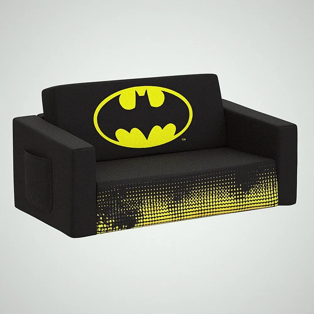 Batman Cozee Flip-Out Sofa - 2-in-1 Convertible to Lounger for