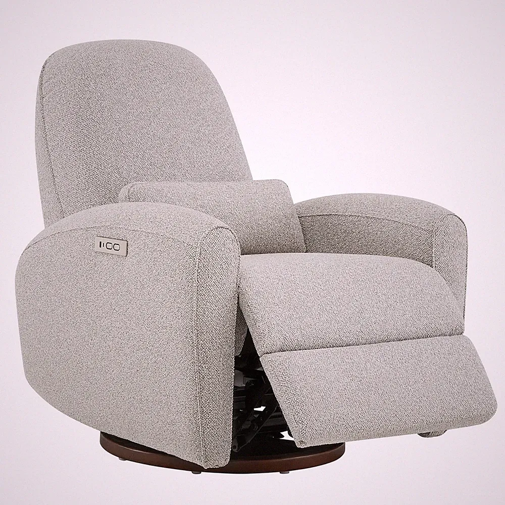 CHITA Nursery Rocking Chairs Power Recliner w/ Pillow Lumbar Support & Wood Base