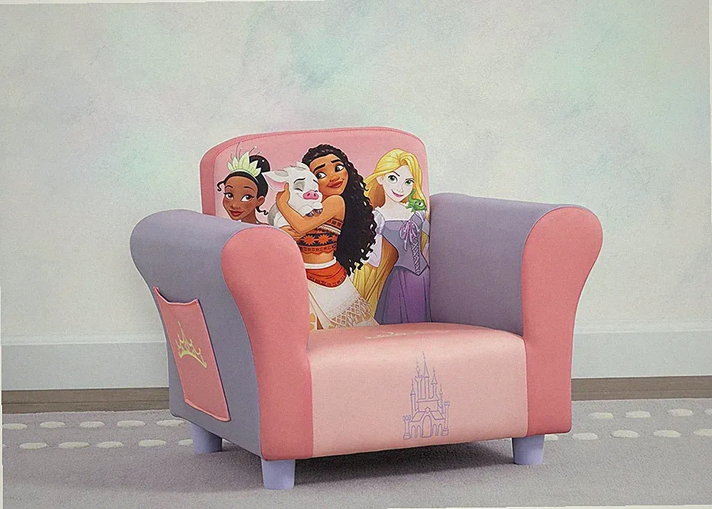 Delta Children Upholstered Chair, Disney Princess