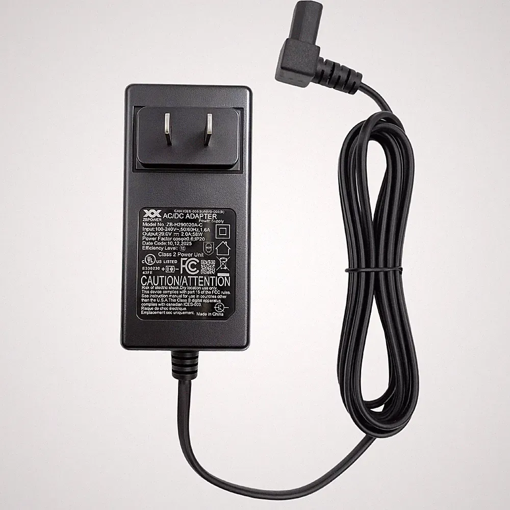 Recliner ZBPOWER Wall Power Supply ZB-H290020A-C 29V 2A Wall Switching Adapter