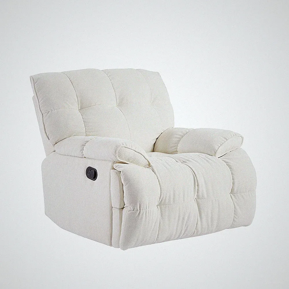 Swivel Recliner Chair, Rocking Chair Nursery, Manual Nursery Glider 360 Degre...